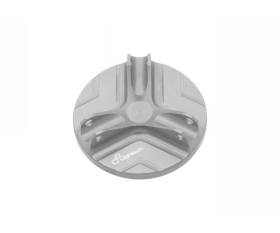 LIGHTECH Oil Cap M25x1.5 Silver for Aprilia Tuono V4 2011 > 2020